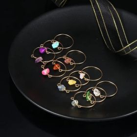 Spirit Shine: Chakra Healing Crystal Ring Set (12 Pack)