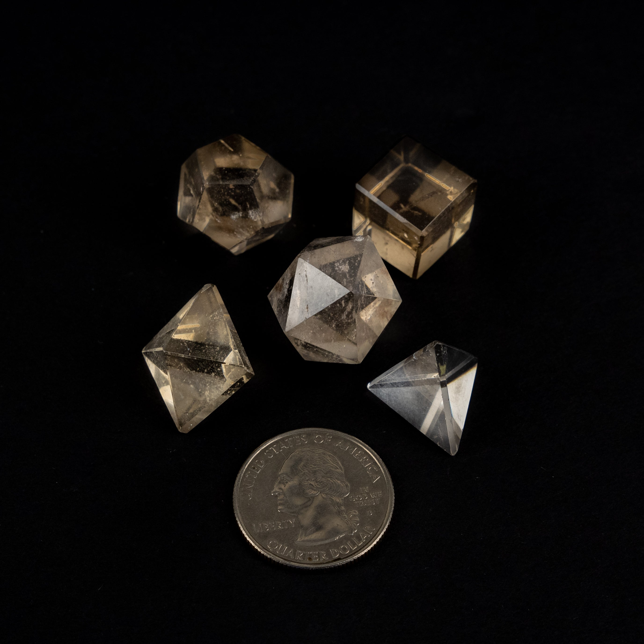 Sacred Geometry Collector Set | Five Platonic Solids | 20mm | No Box Sacred Geometry Collector Set | Five Platonic Solids | 20mm | No Box