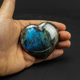 Labradorite | Heart | A Quality | 50-70mm | Madagascar