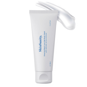 SkinSanity Black Lava Body and Hair Wash with Oatmeal, Arnica, Aloe 4 fl oz