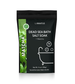 Dead Sea Bath Salt Matcha soak with 21 minerals