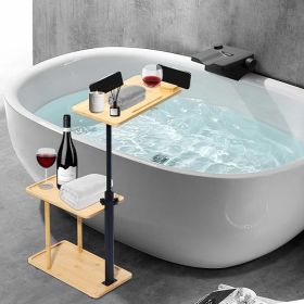 Elevate Your Soak: Adjustable Bamboo Spa Tray for the Ultimate At-Home Retreat
