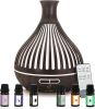 Transform Your Space with Smart Aromatherapy: Large Room Essential Oil Diffuser with Remote Control & Ambient Lighting