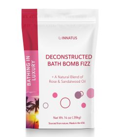 Sea Salt Fizzy Deconstructed Bathing in Luxury Bath Bomb ‚Äì 14oz Bath Fizz ‚Äì Infused with Peppermint