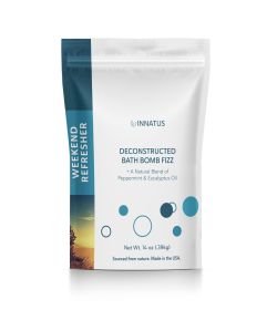 Sea Salt Fizzy Deconstructed Weekend Refresher Bath Bomb ‚Äì 14oz Bath Fizz ‚Äì Infused with Eucalyptus, Rosemary
