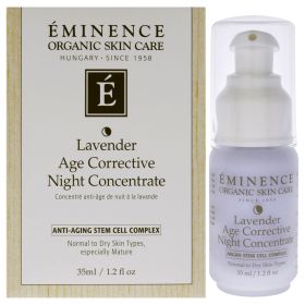 Lavender Age Corrective Night Concentrate by Eminence for Unisex - 1.2 oz Serum