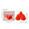 ROXELIS Strawberry-Shaped Decorative Candles – 3-Piece Set