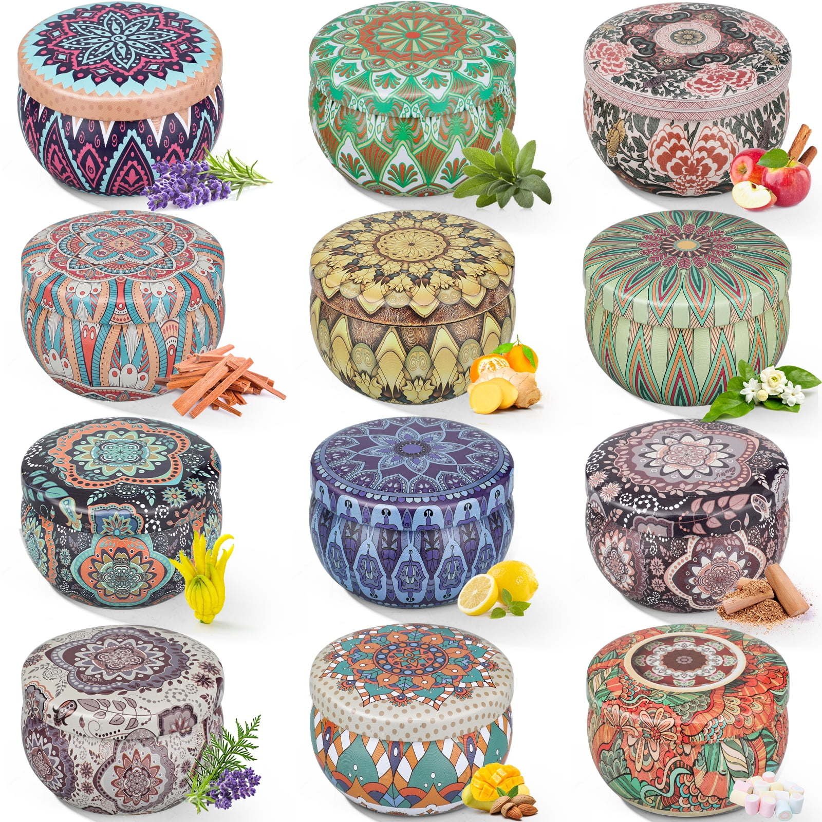 12 Pack Scented Candles Gifts Set Soy Wax Aromatherapy Candles for Holiday Birthday Valentine, 30oz/set 12 Pack Scented Candles Gifts Set Soy Wax Aromatherapy Candles for Holiday Birthday Valentine, 30oz/set