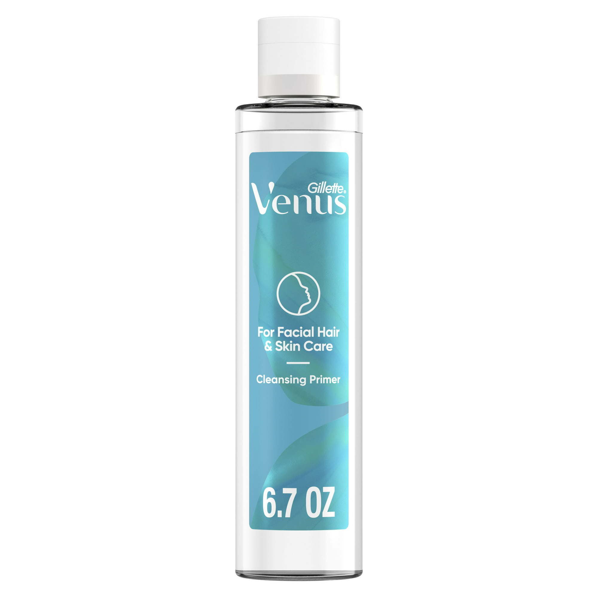 Gillette Venus Facial Hair & Skin Care Cleansing Primer for Derma-Plane Prep, 6.7 oz, Blue, All Skin Gillette Venus Facial Hair & Skin Care Cleansing Primer for Derma-Plane Prep, 6.7 oz, Blue, All Skin