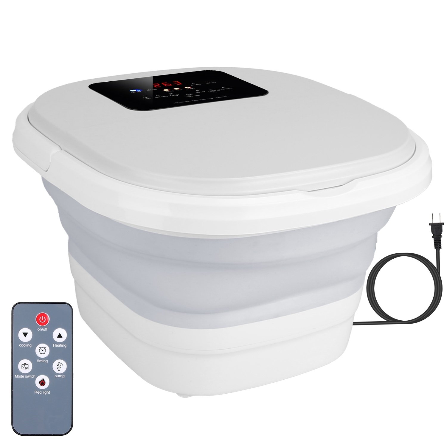Collapsible Foot Spa Massager Electric Foot Soaker Tub Foldable Foot Spa Tub Collapsible Foot Spa Massager Electric Foot Soaker Tub Foldable Foot Spa Tub
