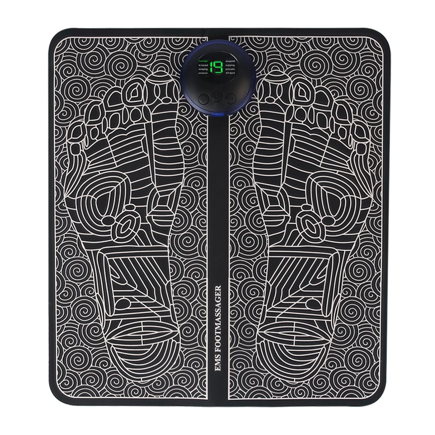 Foot Massage Pad Electric Stimulator Massager Unit Leg Reshaping Muscle Pain Relax Foot Massage Pad Electric Stimulator Massager Unit Leg Reshaping Muscle Pain Relax