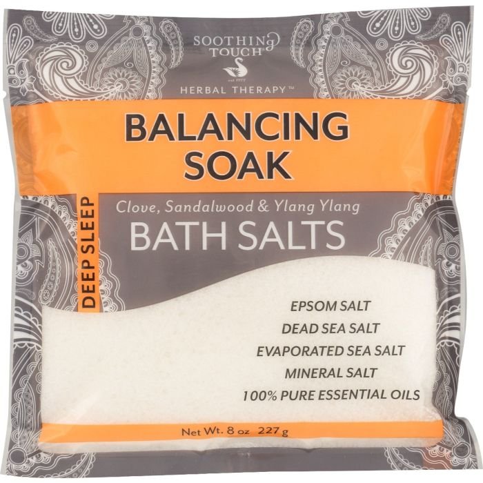 SOOTHING TOUCH: Bath Salt Balancing Soak, 8 oz SOOTHING TOUCH: Bath Salt Balancing Soak, 8 oz