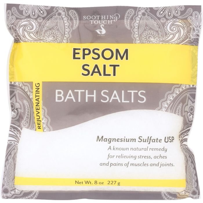 SOOTHING TOUCH: Salt Epsom, 8 oz SOOTHING TOUCH: Salt Epsom, 8 oz