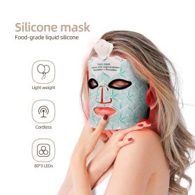 Experience Spa-Quality LED Light Therapy at Home with the 7-Color Radiance Glow Facial & Neck Mask