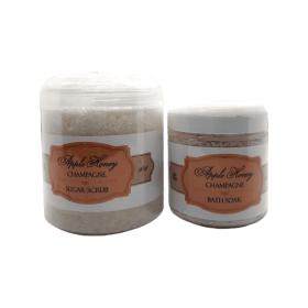 Generic Relaxation Bath Sets (Option: Apple Honey, size: 2-Piece Set)