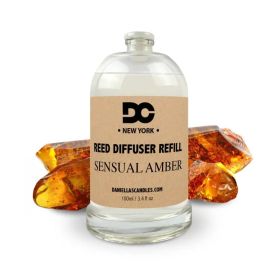 Luxury Reed Diffuser Refills – Elevate Your Space with Timeless Aromas (Select Scent: Sensual Amber)
