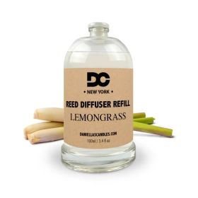 Luxury Reed Diffuser Refills – Elevate Your Space with Timeless Aromas (Select Scent: Lemongrass Supreme)