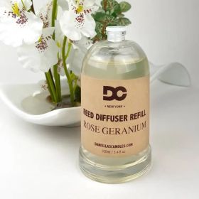 Luxury Reed Diffuser Refills – Elevate Your Space with Timeless Aromas (Select Scent: Rose Geranium)