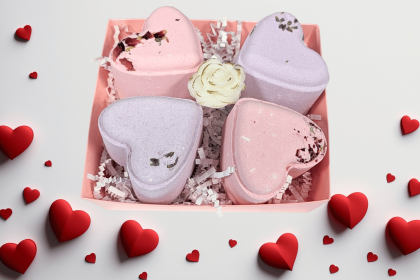 Generic Aromatherapy Shower Steamers (Option: Heart Gift Box, size: Set Of 4)