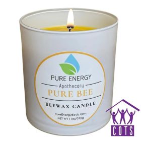 Pure Energy Apothecary Scented Candles (Option: Bee The Light (Beeswax), size: 11 oz)