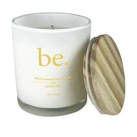 Bright Citrus Calm: CBD Lemon Aid Candle (size: 10 oz)
